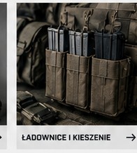 Ładownice i kieszenie do wyposażenia taktycznego